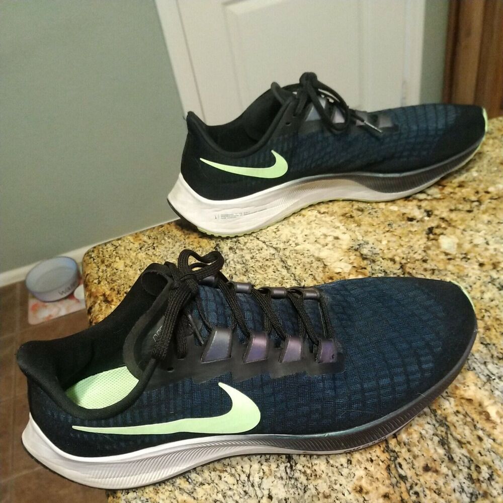 Nike Running Shoes Men's Sz 12.5 US Air Zoom Pegasus 37 BQ9646-001 Valerian Blue
